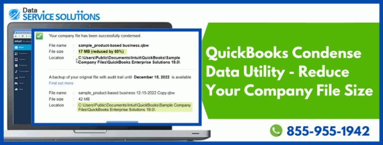 quickbooks 2020 condense data