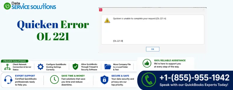 quicken error ol 221