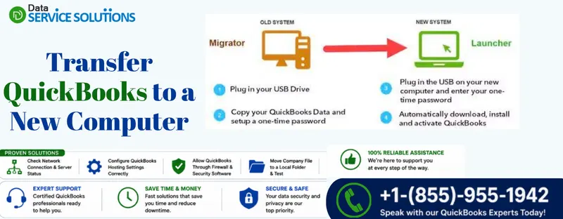 transfer quickbooks to a new computer