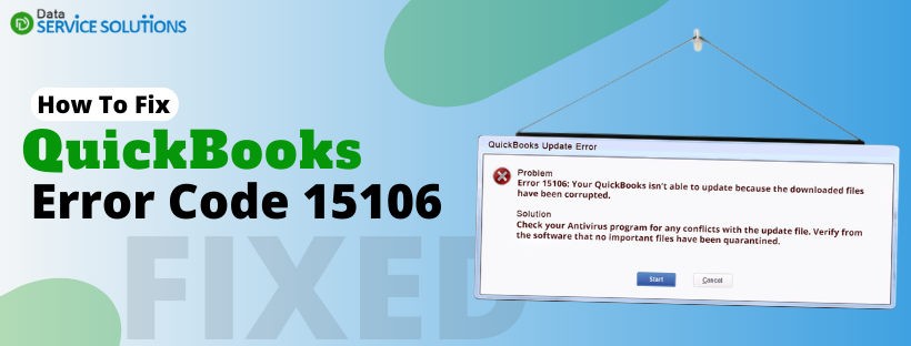 How Do I Fix QuickBooks Error 15106
