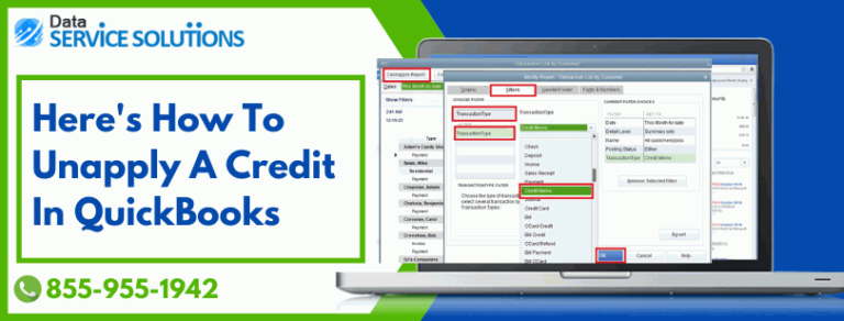 How To Unapply A Credit In QuickBooks 2 Simple Steps