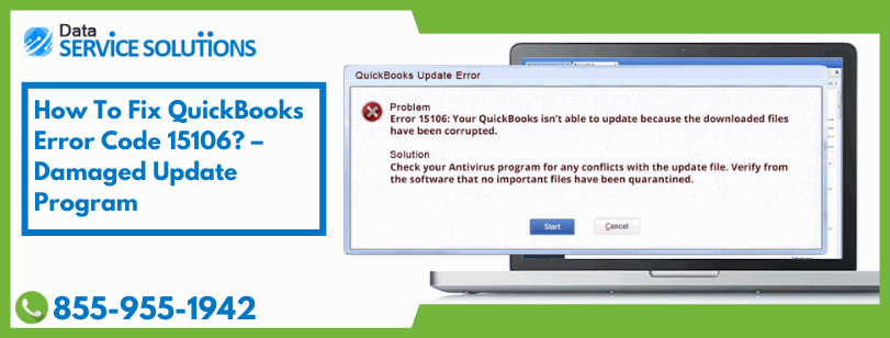 How To Fix QuickBooks Error Code 15106 Damaged Update Program