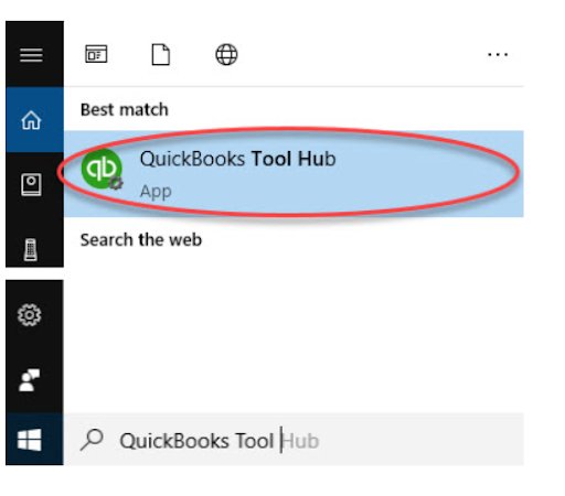 Open tool Hub to Fix various issues if QB Stopped working 