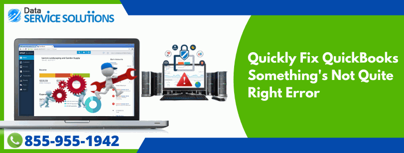 Quick ways to deal with QuickBooks something's not quite right Error