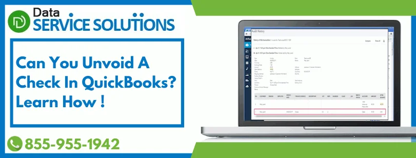 Unvoid a Check In QuickBooks