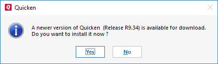 quicken 2016 update failure