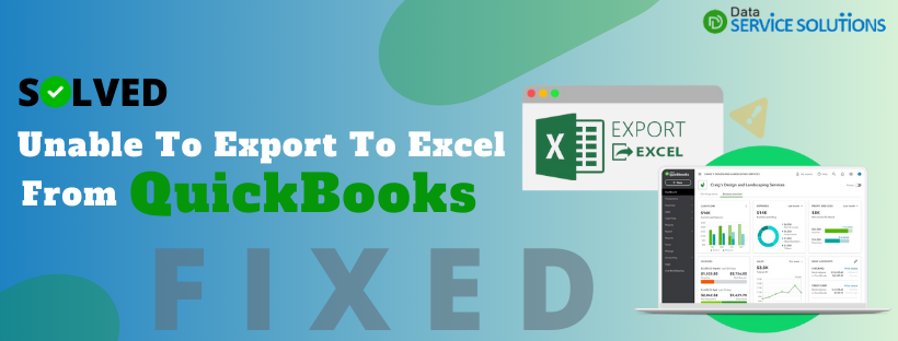 unable to export to excel from QuickBooks