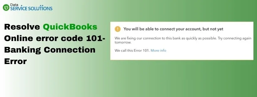 how to resolve quickbooks online error code 101