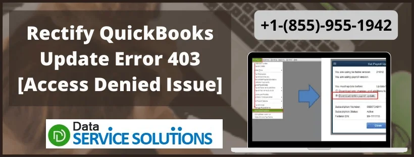 Rectify QuickBooks Update Error 403 [Access Denied Issue]