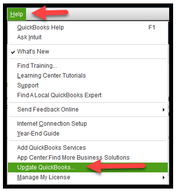 Steps to Update QuickBooks Application.
