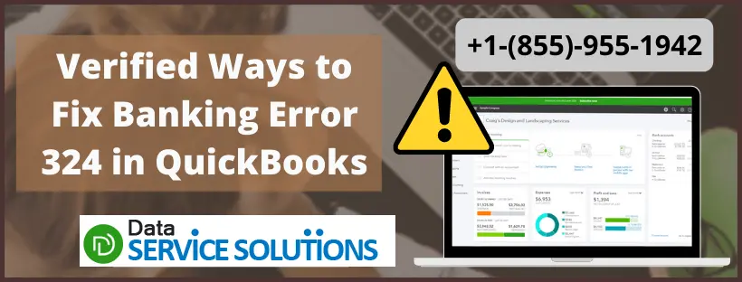 Fix Banking Error 324 in Quickbooks