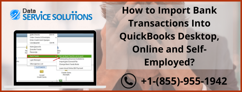 how to import bank data into QuickBooks online
