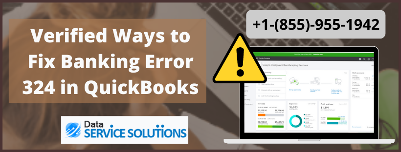Quickbooks online bank account error 324