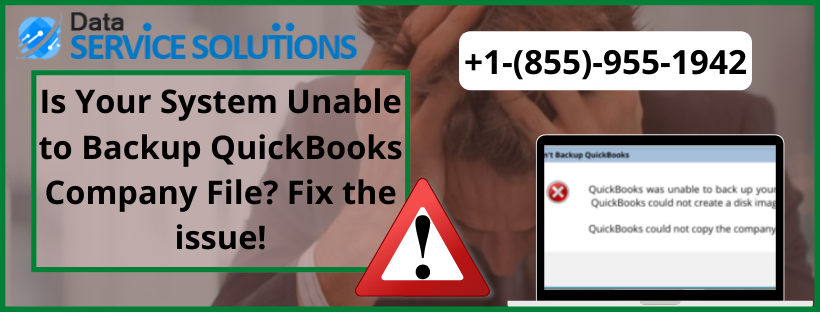 QuickBooks cannot backup company file