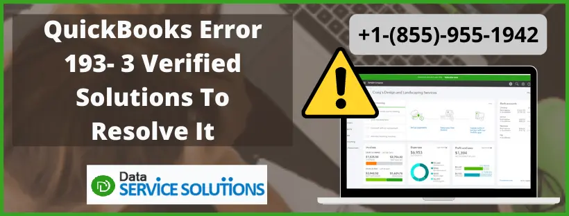 QuickBooks Error 193 Verified Solutions To Resolve It