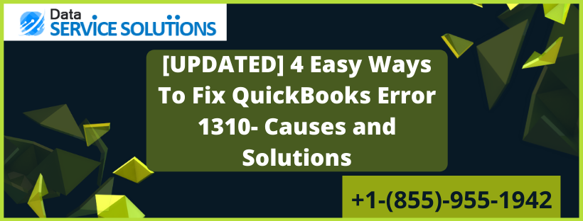 QuickBooks install error 1310