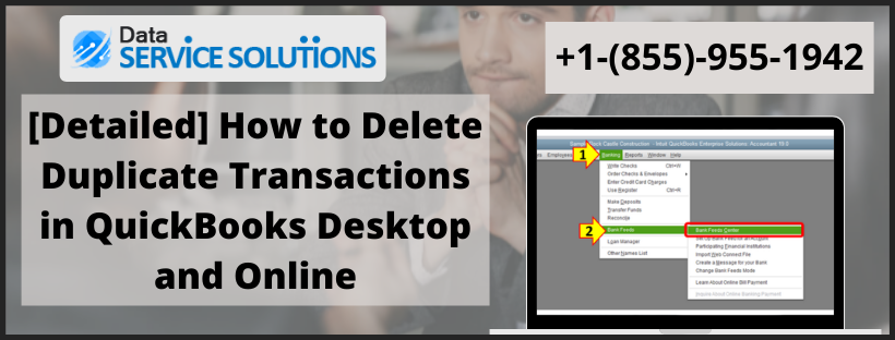 how to clear duplicate transactions in QuickBooks