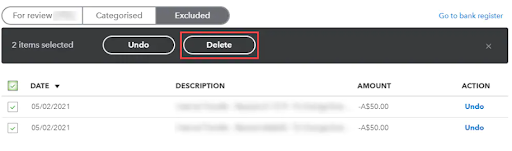 Steps to Delete Duplicate Transaction Appearing in ‘For Review’ Menu