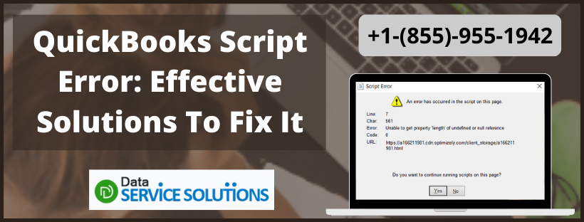 script error in QuickBooks