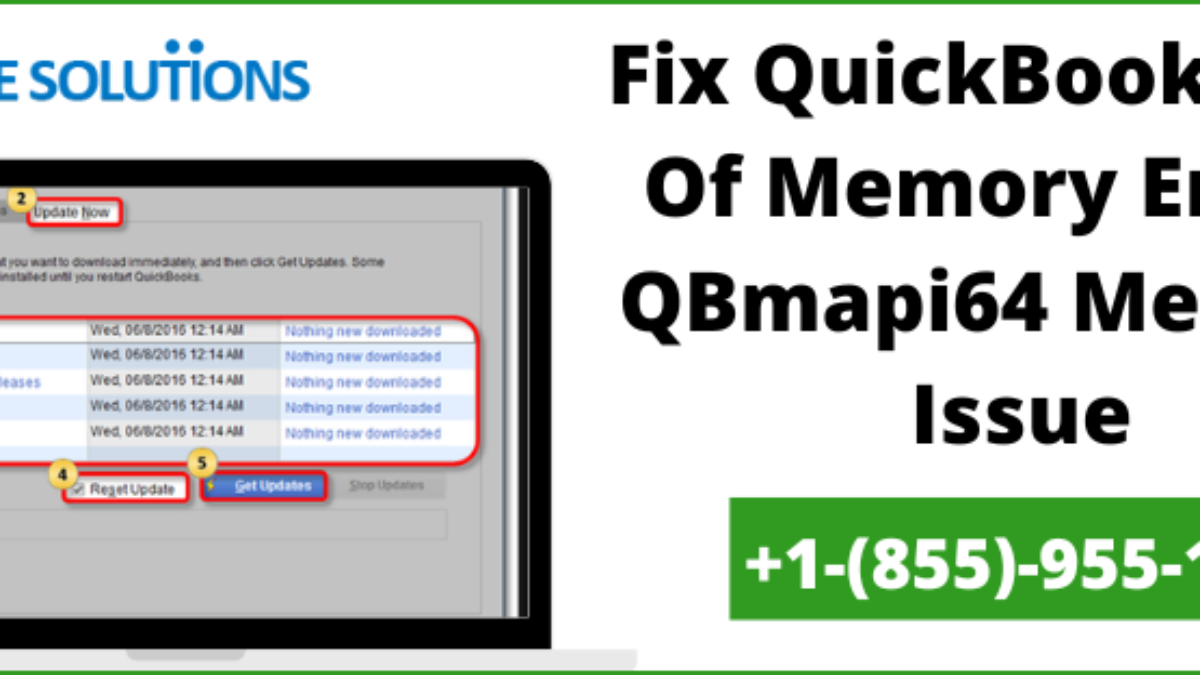 4 Best Solutions To Fix QuickBooks Out Of Memory Error