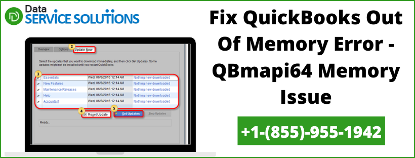 quickbooks desktop out of memory error