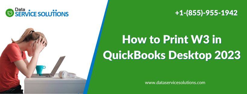 how to Print W3 in QuickBooks