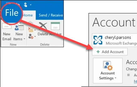 Add Email Account to Microsoft Outlook