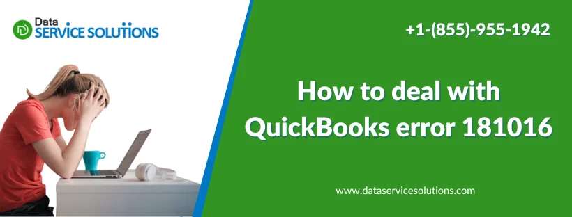 How to deal with QuickBooks error 181016