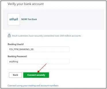 Verify Your Bank Account