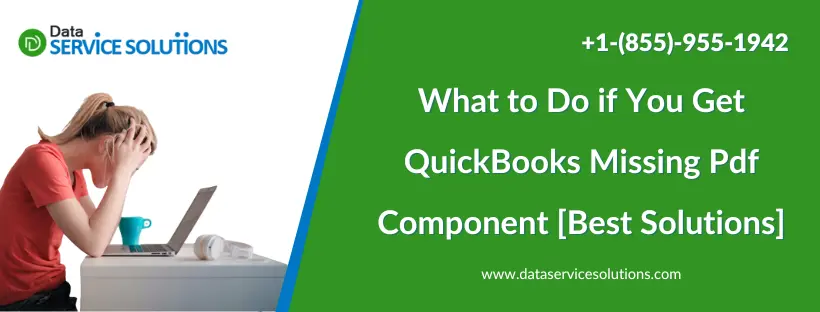 quickbooks missing pdf component