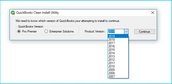 QuickBooks Clean Install Utility