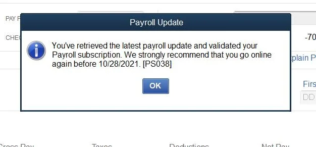 QuickBooks error ps038