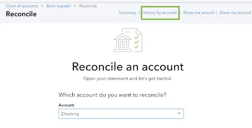 Reconcile An Account