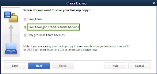 Create and Schedule Backups