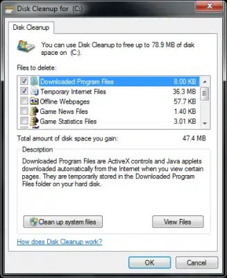 Disk Cleanup 