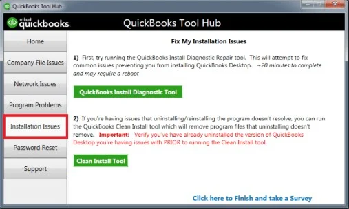 Run the QuickBooks Install Diagnostic Tool