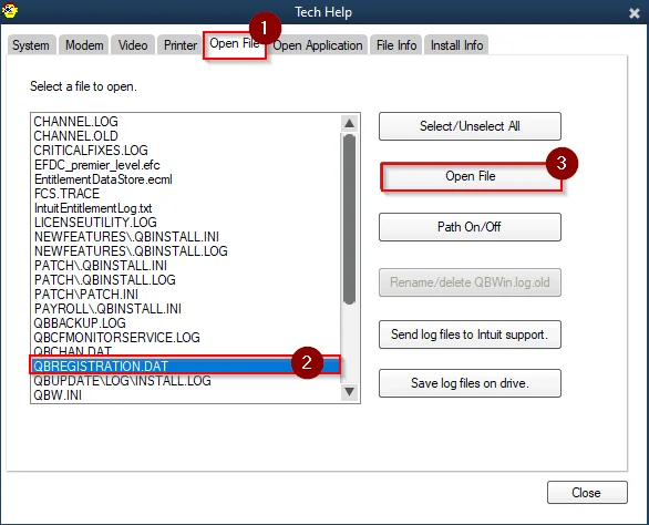 Find the QuickBooks License Number in Registry