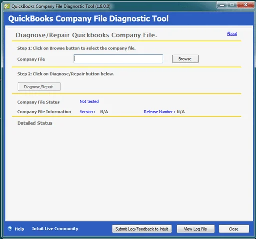 QuickBooks Company File Diagnostic Tool