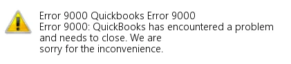 QuickBooks Error 9000