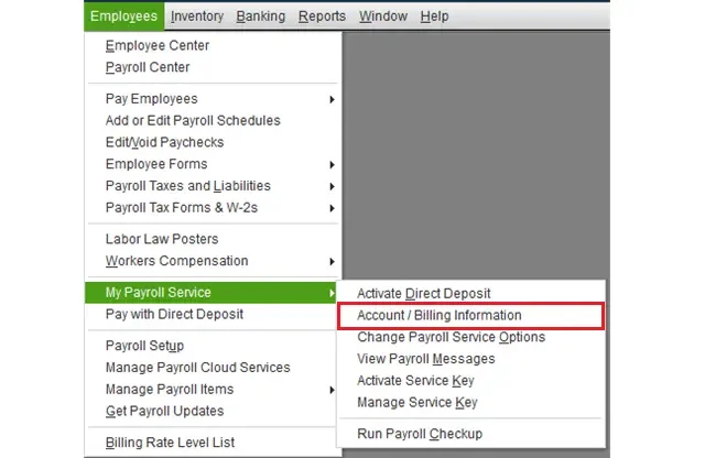 Check if your Payroll Subscription is Active or not