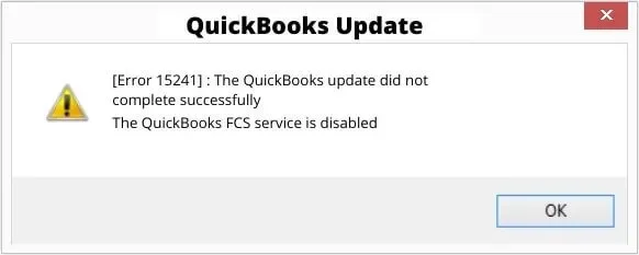 QuickBooks Error 15241