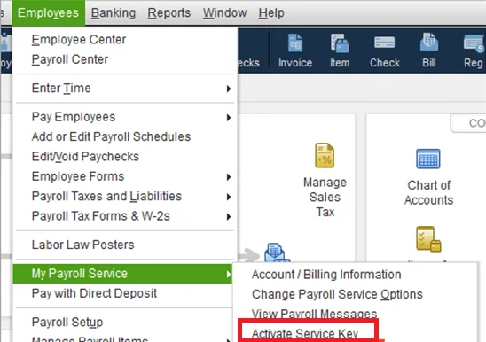 Refresh the Payroll Connenction and Re-validate the Payroll Service Key