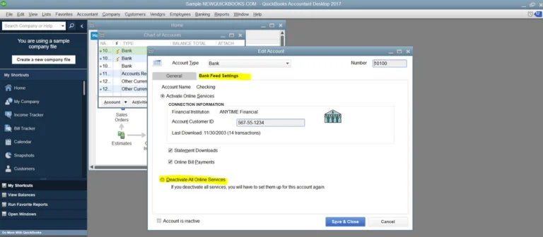 Steps to Reconnect your Bank Account in QuickBooks