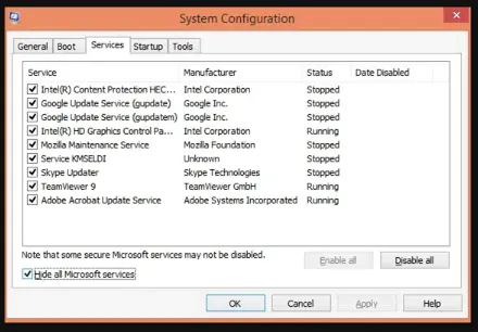 System Configuration