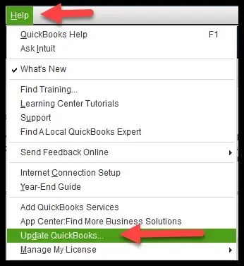 Update QuickBooks