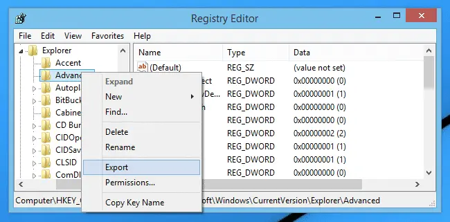 Registry Editor