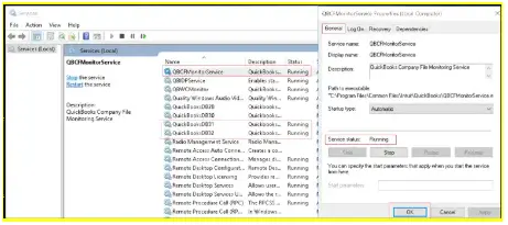 QuickBooks Running or Started