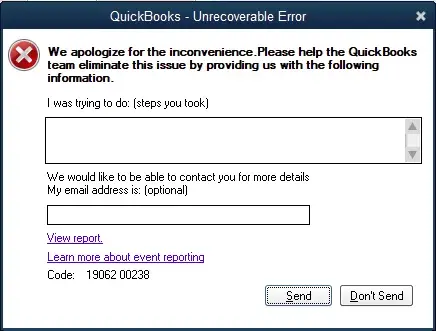 QuickBooks error 19062 00238