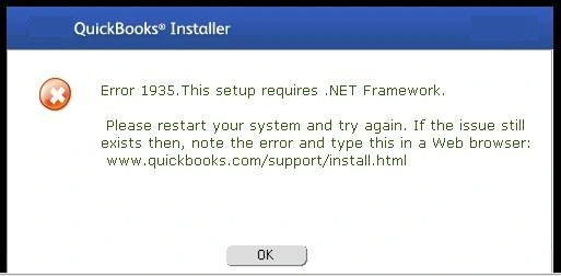 QuickBooks Install Error 1935