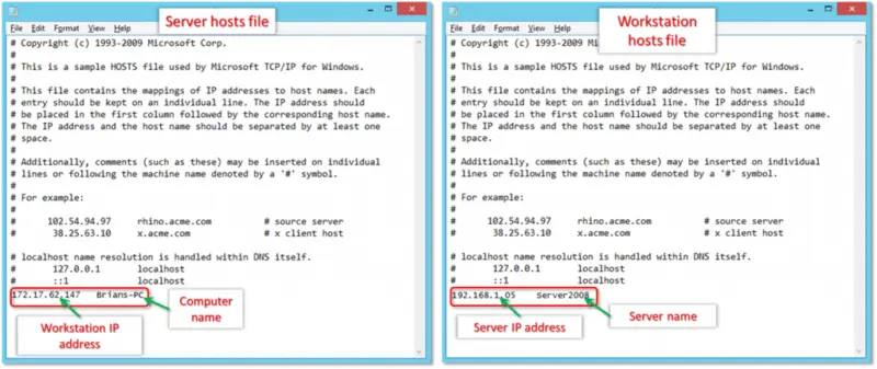 Edit windows host file